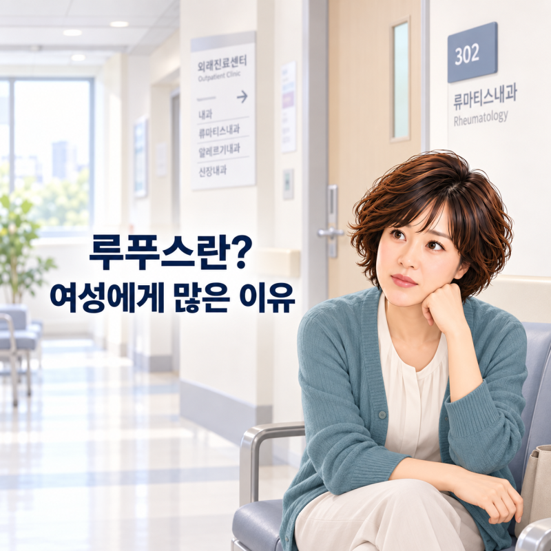 루푸스란? 루푸스병이 여성에게 많이 나타나는 이유