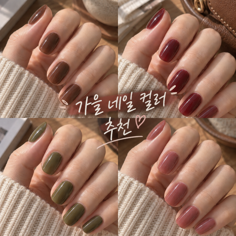 “손끝 분위기 확 달라져요” 가을 네일 컬러 추천 5가지