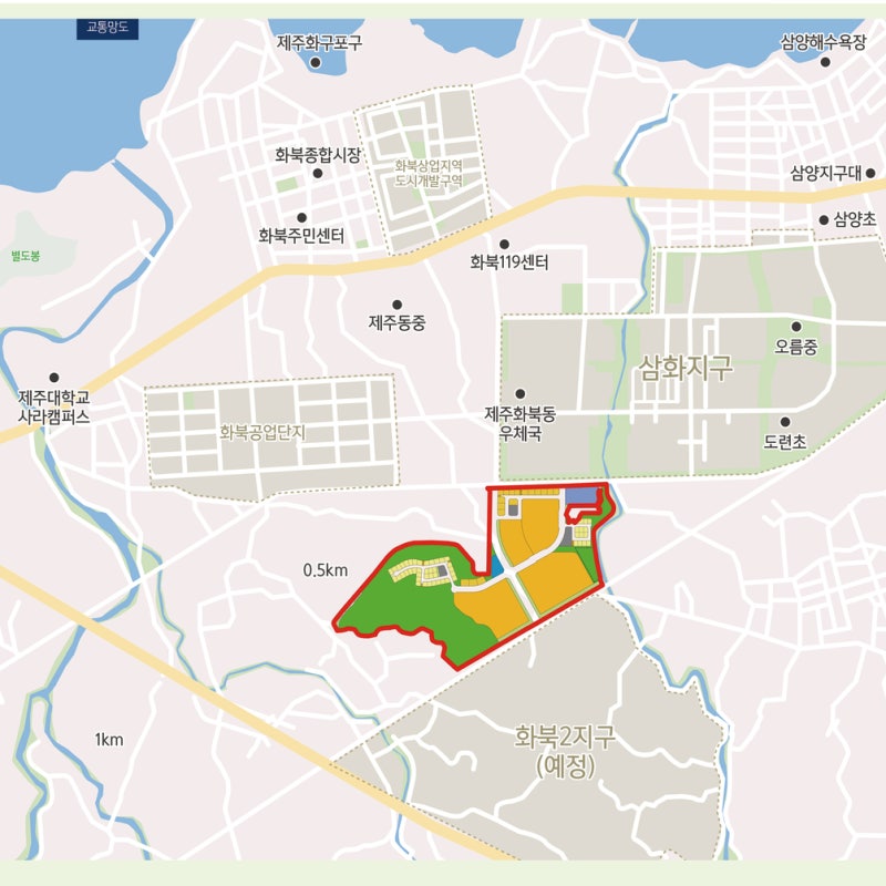 제주도 단독주택 토지 “제주동부 상가주택용지” 공급