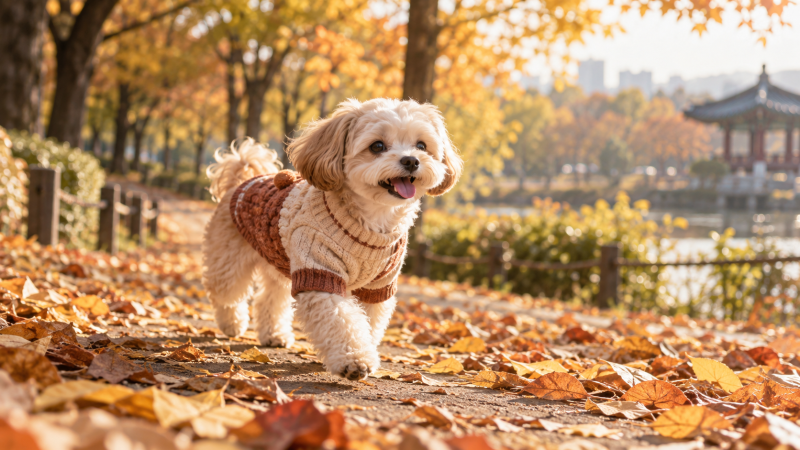 강아지 가을옷 꼭 필요할까? 사이즈와 소재 선택부터 적응 방법까지