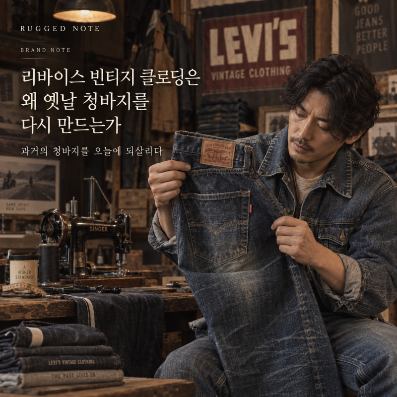 리바이스 빈티지 클로딩은 왜 옛날 청바지를 다시 만드는가