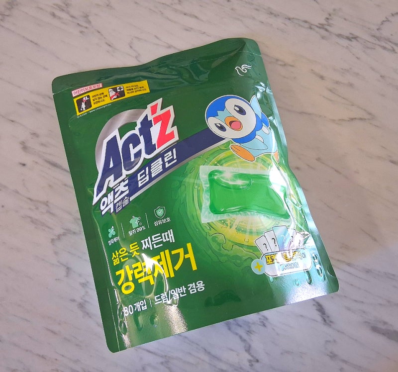 액츠 캡슐 세제 추천 찌든때 얼룩제거부터 소량빨래까지 간편하게