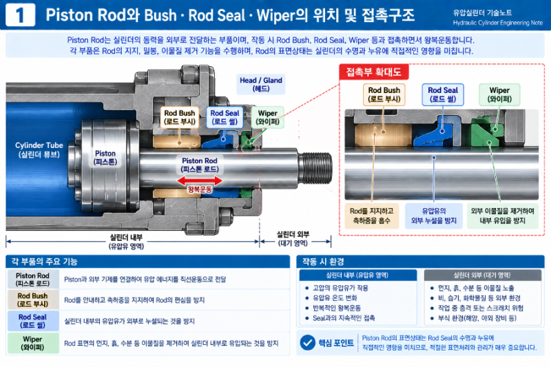 유압실린더 Piston Rod는 왜 도금할까?