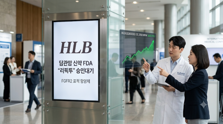 <b>HLB</b>, 간암 이어 담관암까지! <b>FDA</b> 제품명 '<b>리픽투</b>' 승인 대기 속 주가 9% ....