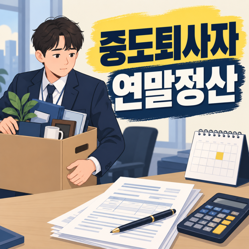 중도퇴사자 연말정산 방법｜재취업·미취업 상황별 정리