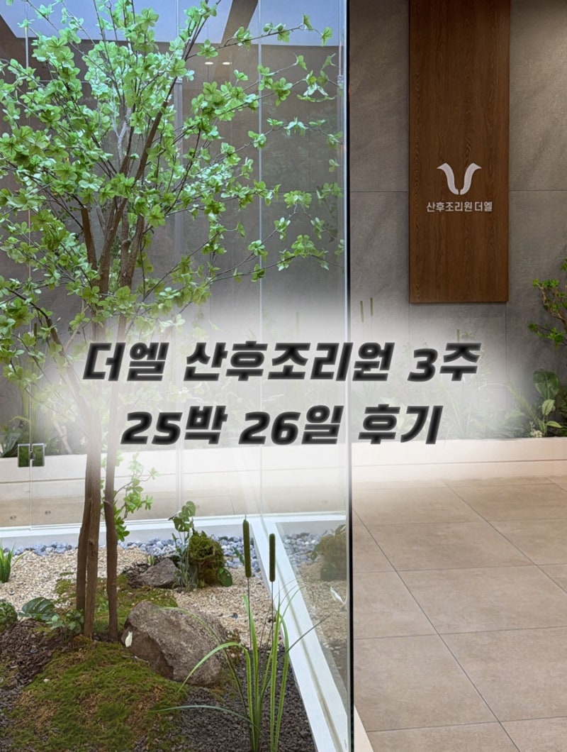 [더엘 산후조리원] 3주에서 연장한 25박 26일 찐후기!