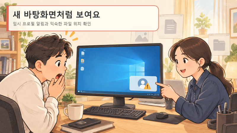 컴퓨터복구 화면, 파일 복구 방법과 원드라이브 바탕화면 사라짐