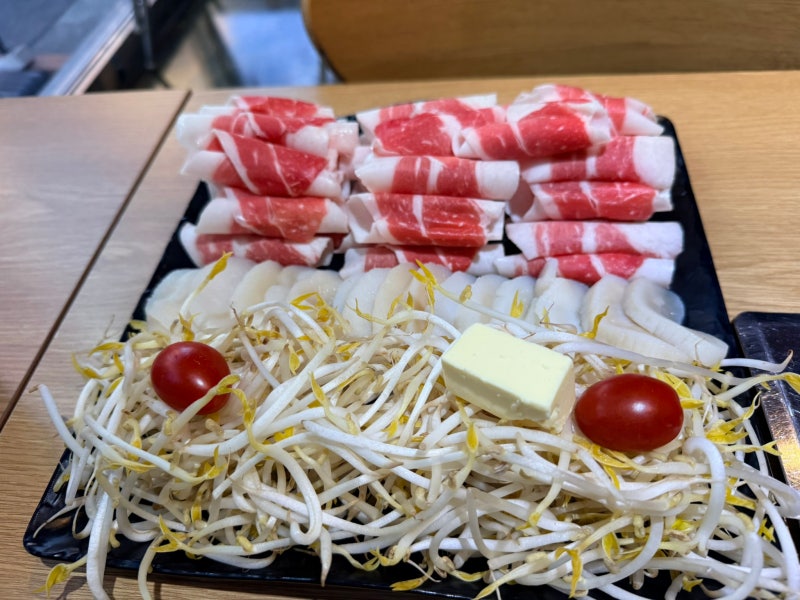 순천 오천지구맛집, 한우암소차돌삼합 호탄집 오천점