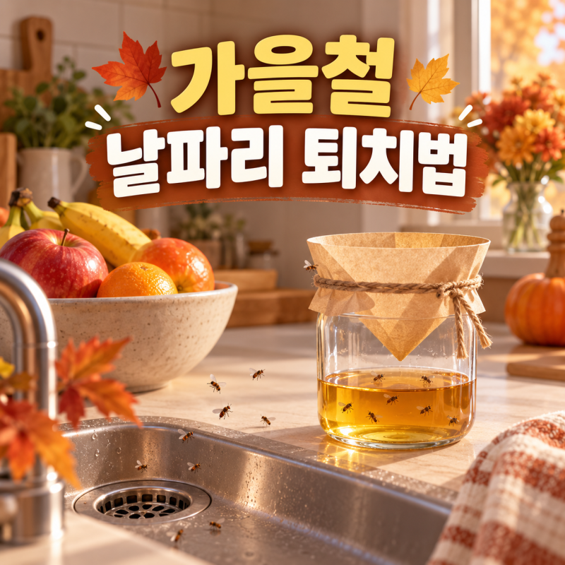 가을철 집 안에 날파리가 생기는 이유와 확실한 퇴치법
