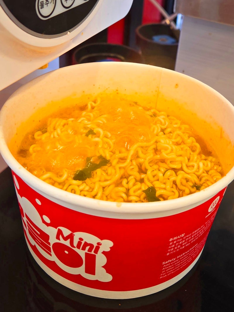 왕산해수욕장맛집 자매몰 한강라면 4천원 슬러시 2천원대