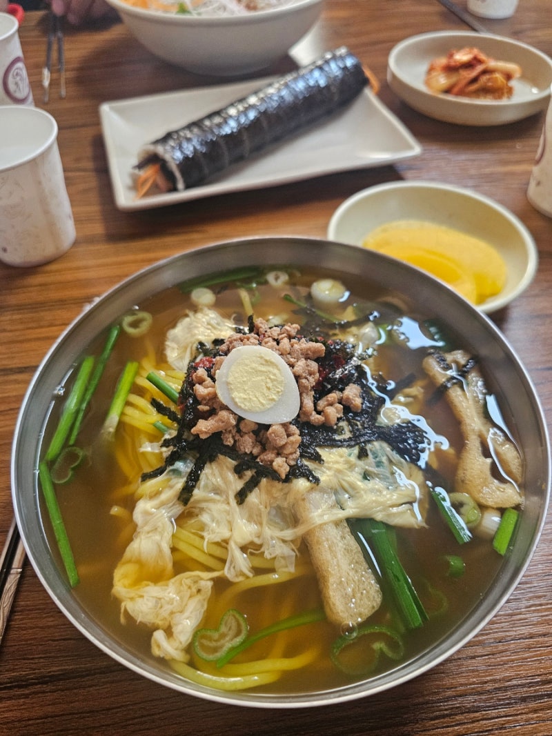 충북 옥천 풍미당 물쫄면