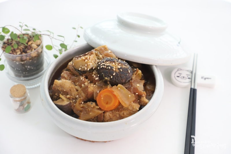 돼지갈비찜 레시피 간장 양념으로 부드럽게 갈비찜 만드는법
