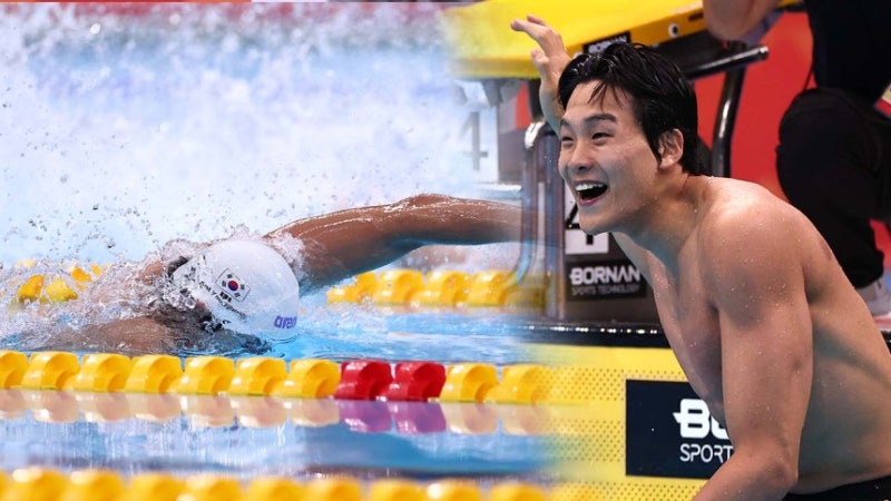 수영 김영범 선수 프로필 키 주종목 군대 면제 아시안게임 남자 자유형 50ｍ 대회 신기록 금....