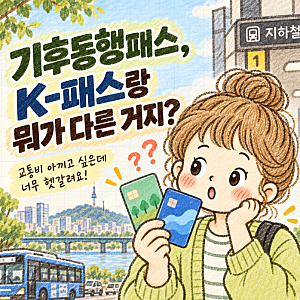 기후동행패스, K-패스 쓰던 서울시민도 갈아타야 할까? 발급 전 꼭 볼 4가지