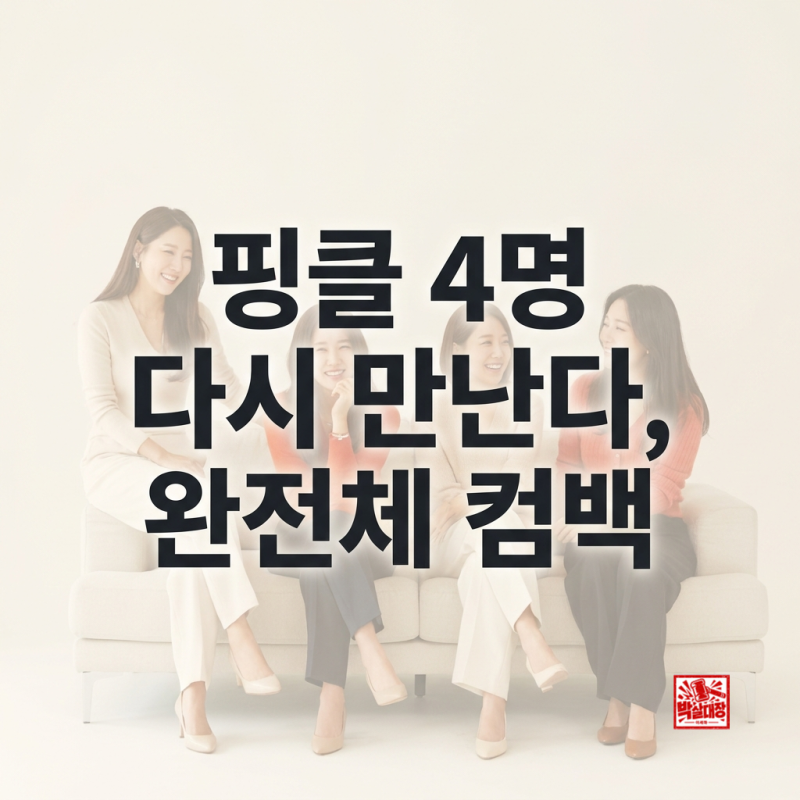 핑클 4명 다시 만난다, 완전체 컴백 소식부터 활동 계획까지 뿌셔보자