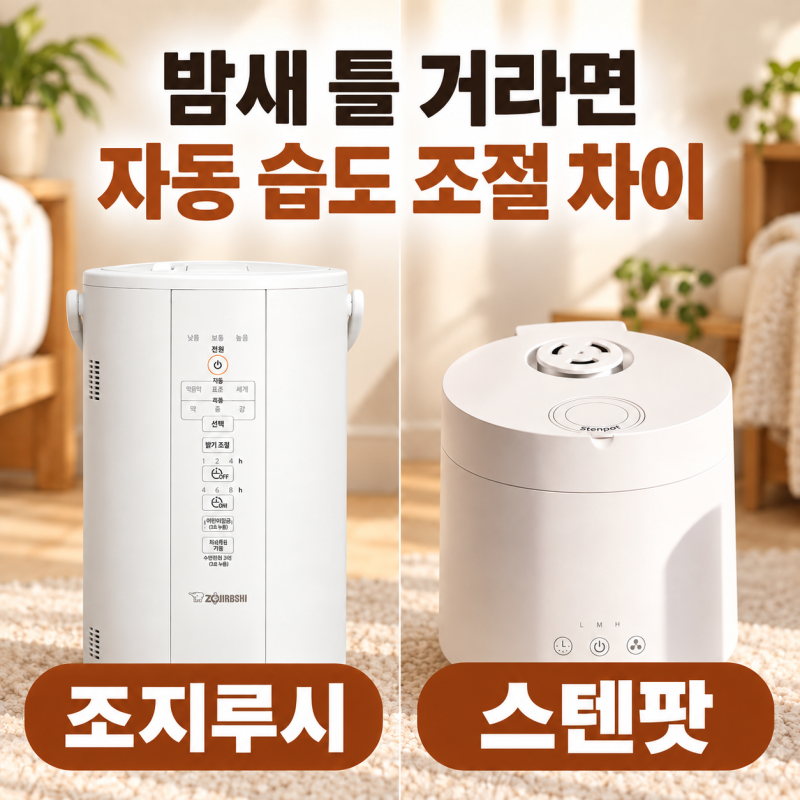 스텐팟가습기 조지루시 비교, 밤새 틀 거면 이 차이를 보세요 | 스텐팟 가열식가습기 · 조지....