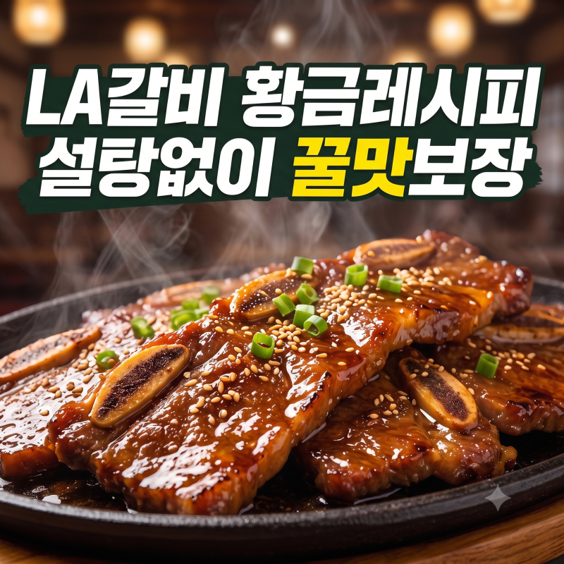 맹물에 핏물 빼면 영양소 다 날아갑니다! LA갈비재는법 백종원 황금레시피 뛰어넘는 초간단 L....