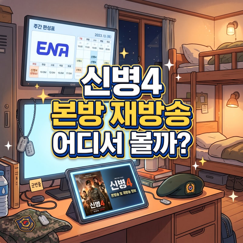신병 4 재방송 시간표와 OTT 티빙 넷플릭스 스트리밍 팩트