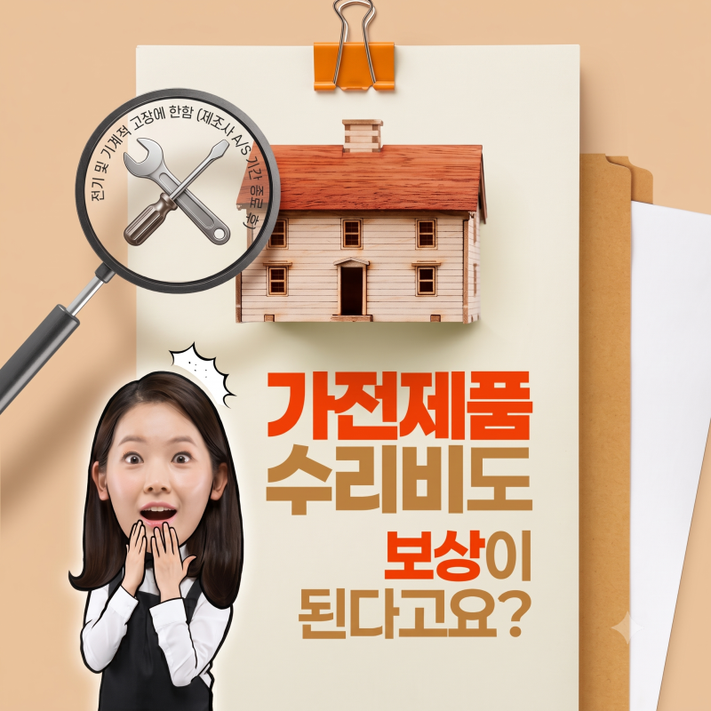 냉장고 고장, 세탁기 고장… "이거 다 보험으로 돌려받는다고요?"