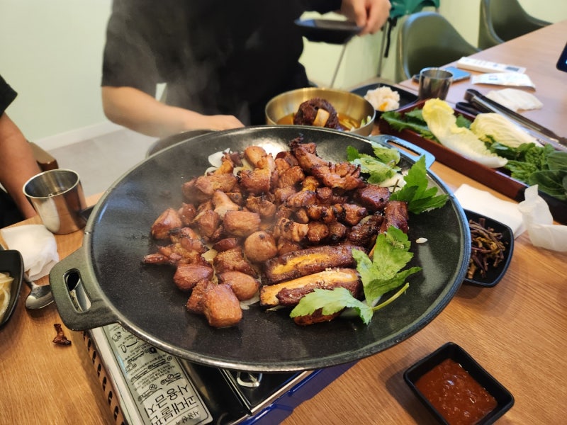 파주 애견동반식당 운정 일품참진한우 강아지동반식당 후기