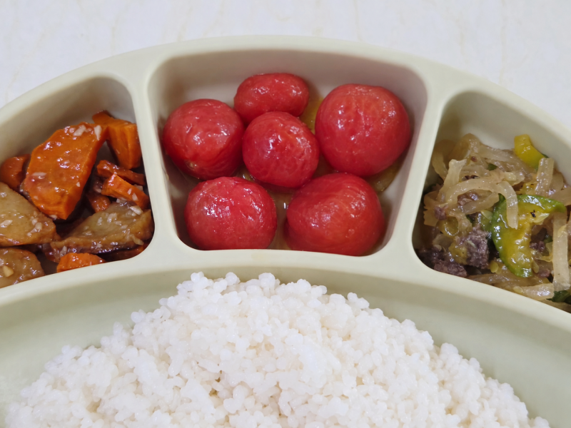 아기 방울토마토 마리네이드 껍질 벗긴 유아식 반찬