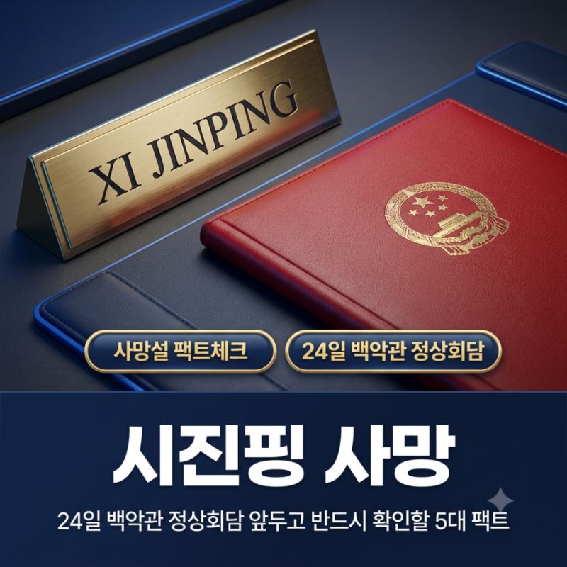 시진핑 사망 설 확산 어쩌나.. 24일 정상회담 팩트 정리