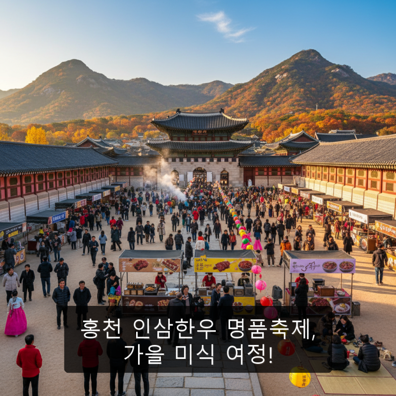 홍천 인삼한우 명품축제, 가을 미식 여정!