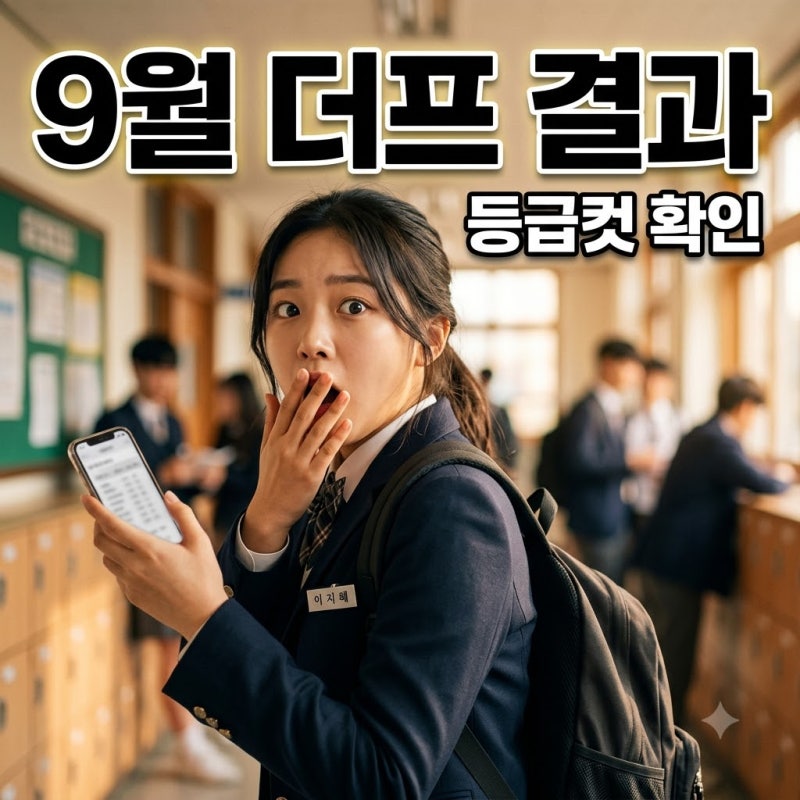 9월 더프 등급컷 공개 일정 및 2026 대성 모의고사 확인법