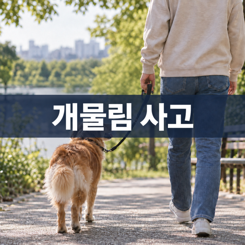 '개' 물림 사고! 치료비 와 손해는..?