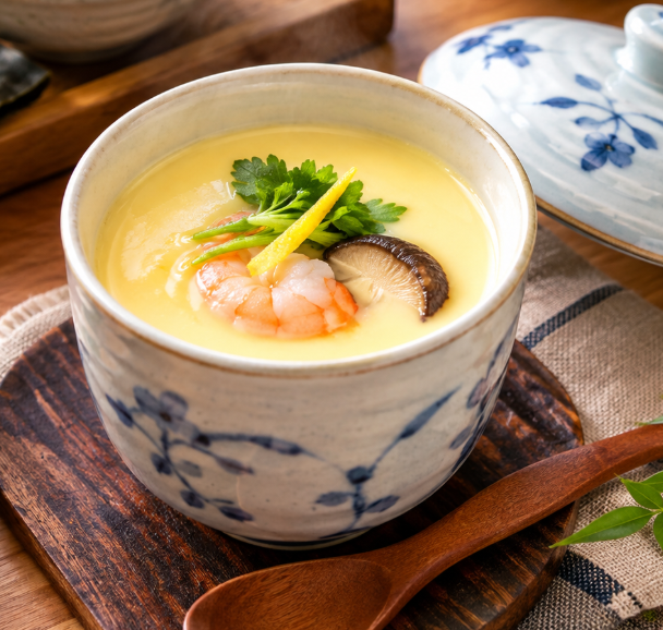 일식 계란찜 만들기, 푸딩처럼 부드러운 자왕무시 레시피 황금비율