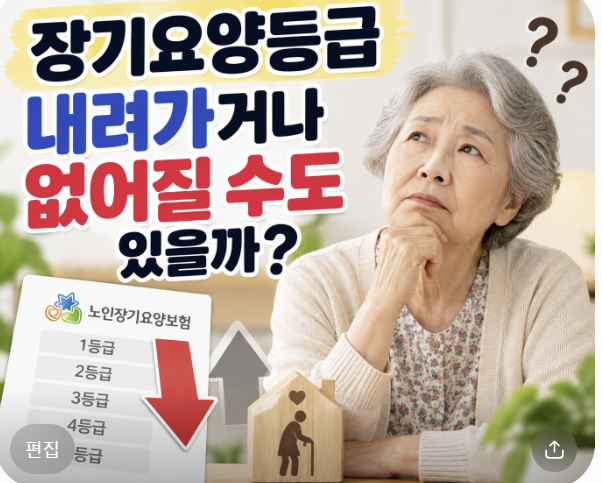 장기요양등급 내려가거나 없어질수도 있을까?