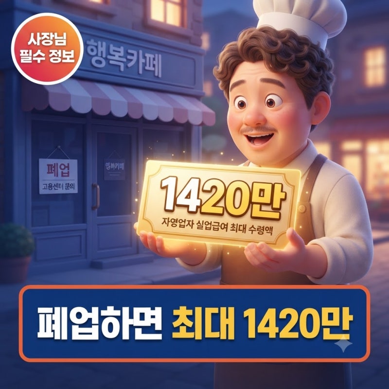자영업자 실업급여 금액 조건 신청 대상