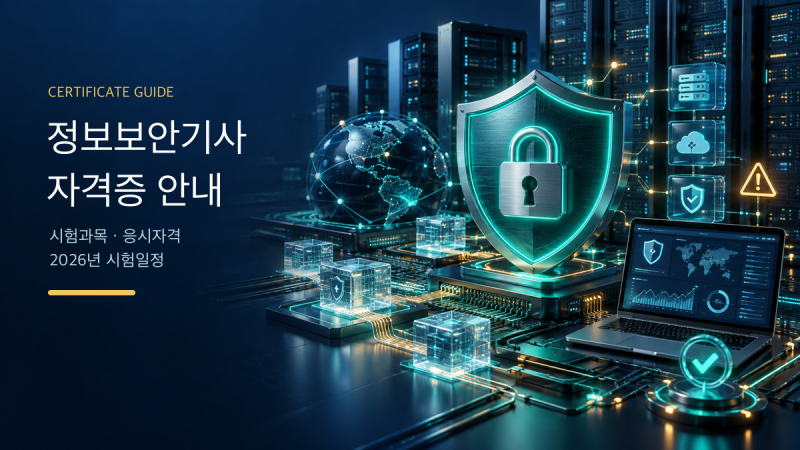 정보보안기사 자격증, 필기 5과목과 실기시험은 어떻게 준비할까요?
