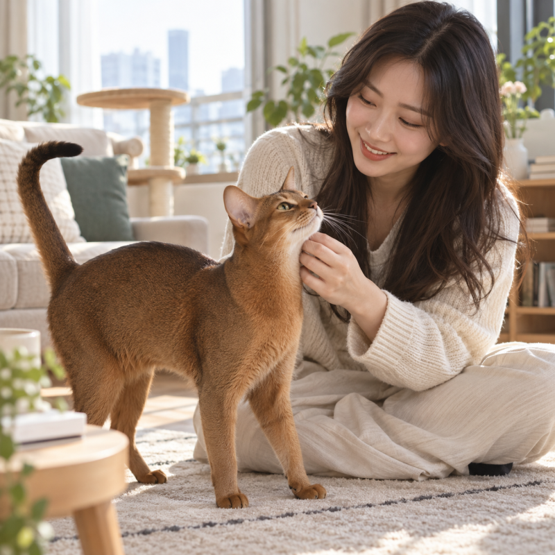 아비시니안 고양이 정보 총정리, 성격부터 특징과 생활 관리까지