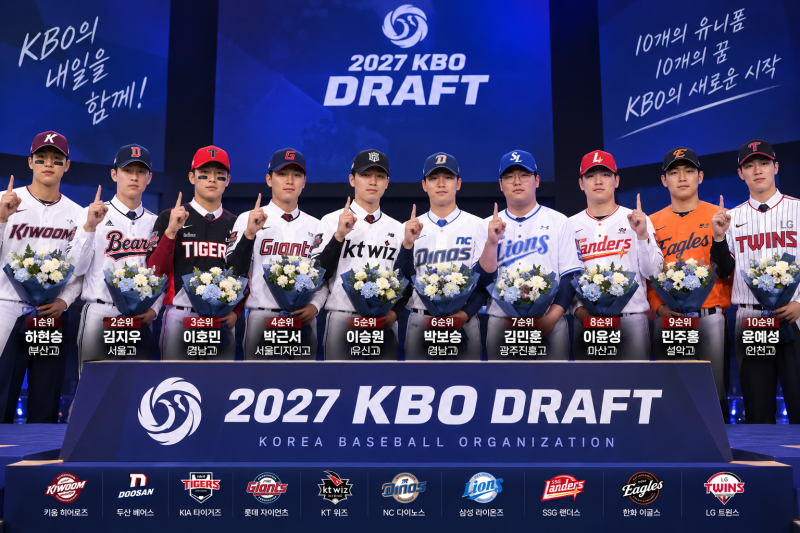 2027 KBO 신인드래프트 결과 총정리｜하현승 전체 1순위·최지만 KT 2라운드, 1~11라운드 전체 명....