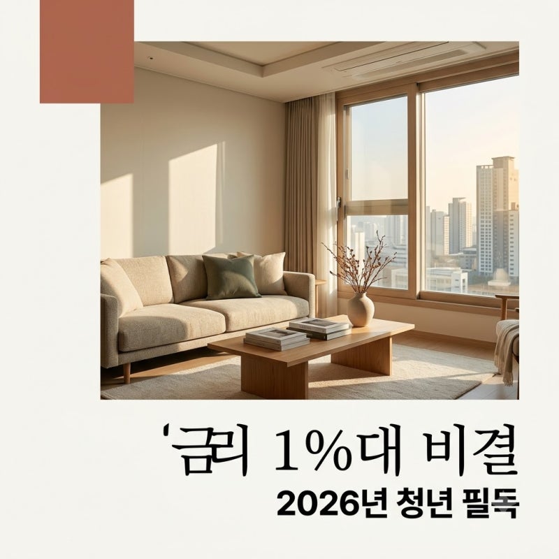 청년버팀목전세대출 금리 1%대 받는 법과 2026년 자격