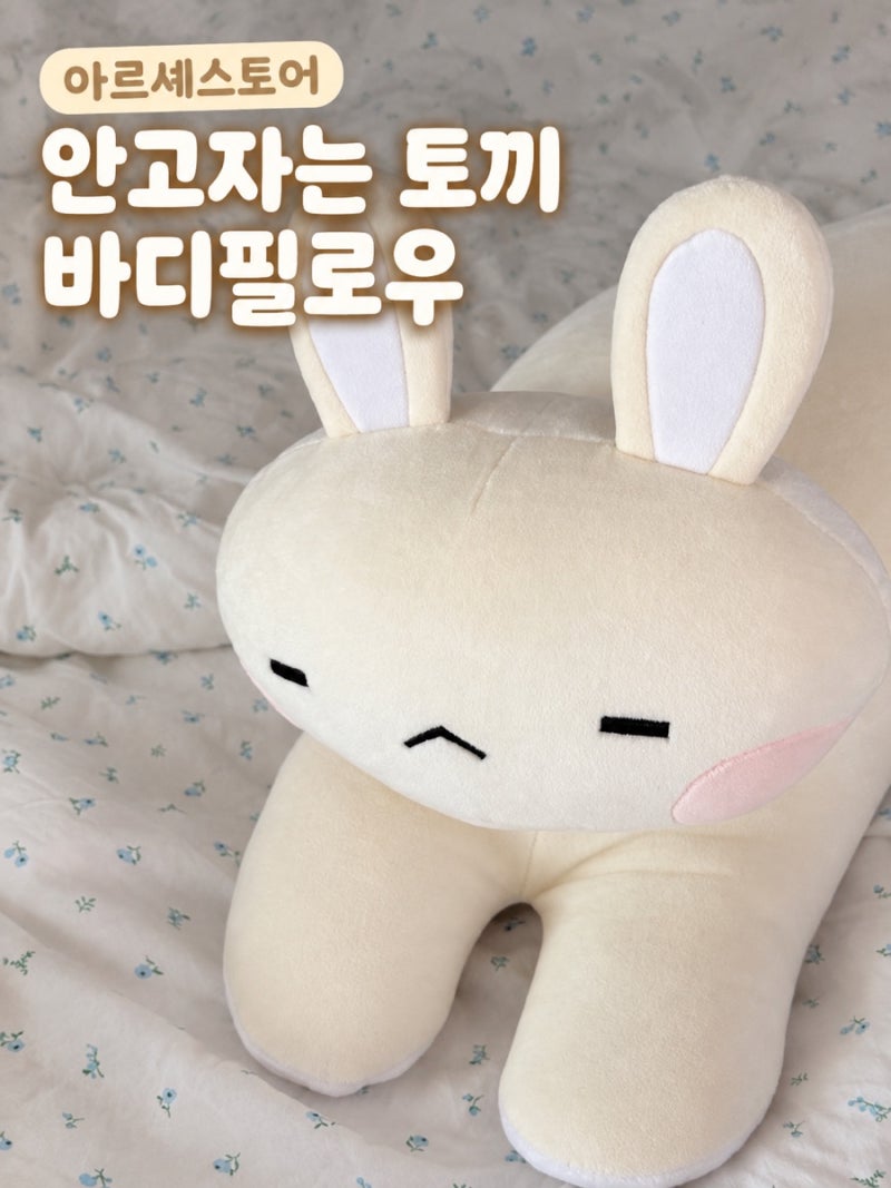 아르셰스토어, 안고자는 토끼 바디필로우 인형 솔직 후기