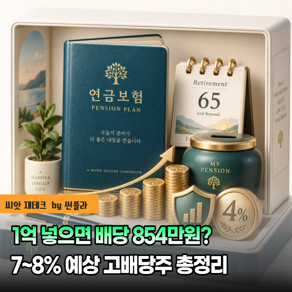 “주식 대신 돈 몰린다는” 연4% 연금보험 이거 먼저 보자!