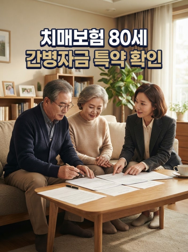 치매보험 80세 가입 가능? 놓치기 쉬운 간병자금 특약 기준