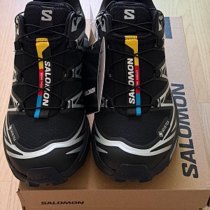 살로몬 XT-6 GTX 블랙 고어텍스 운동화 여자사이즈 추천 착샷후기