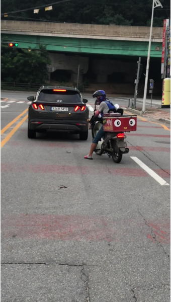 신호무시 불법오토바이 단속방법