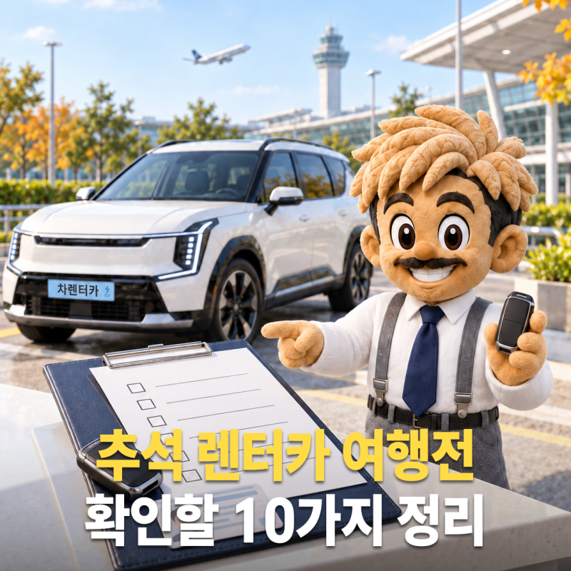 추석 렌터카 예약 전 꼭 확인할 10가지ㅣ인천렌트카 · 부평렌트카