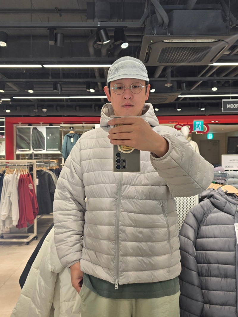 스파오 씬라이트 경량패딩 후기, 5만원대면 이건 무조건 추천 (180cm 77kg XL 사이즈착용)