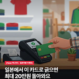 네이버페이 머니카드 일본 이벤트, 최대 20만원 페이백 정리