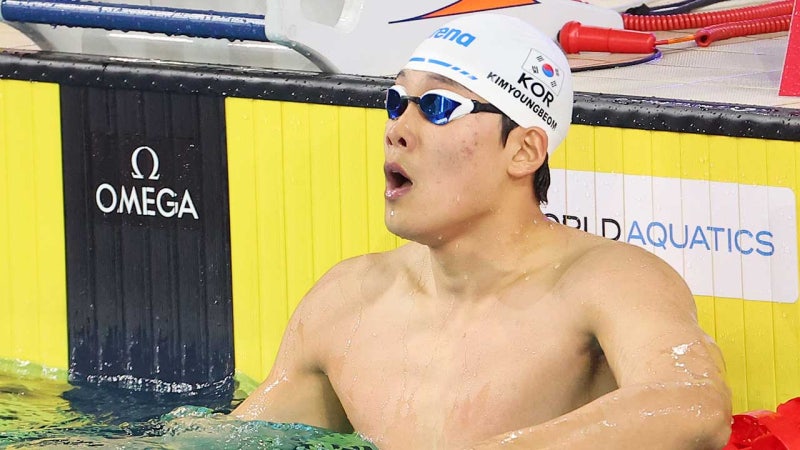 김영범 수영 프로필, 아시안게임 자유형 50m 금메달로 군대 면제까지?