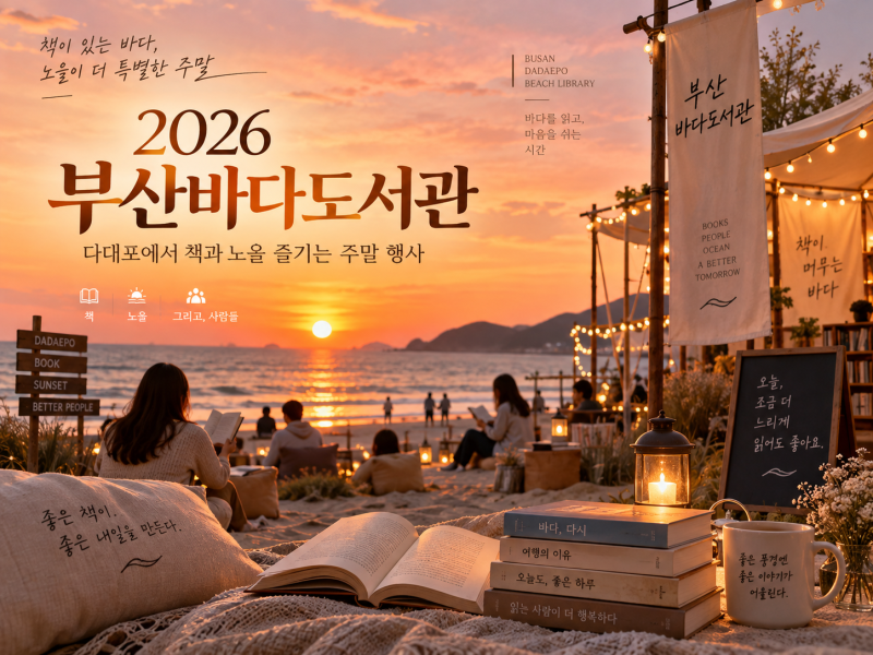 2026 부산바다도서관｜다대포에서 책과 노을 즐기는 주말 행사