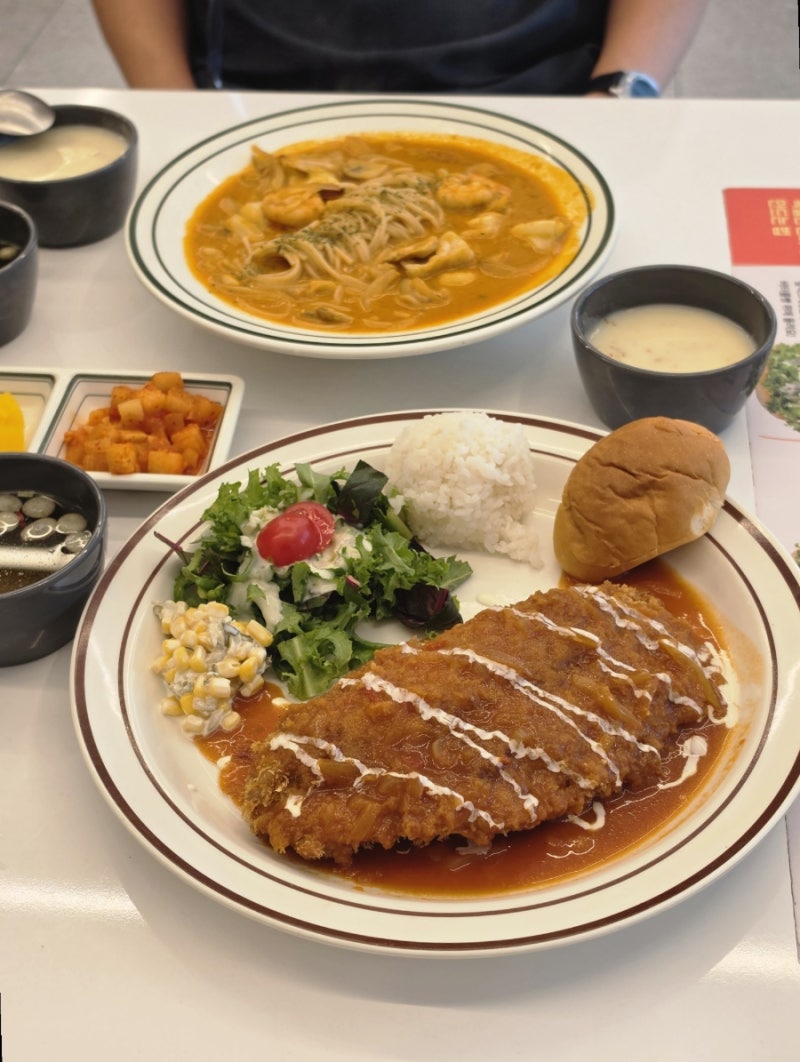 대구 서구청 맛집, 뜨돈에서 치즈돈까스와 파스타