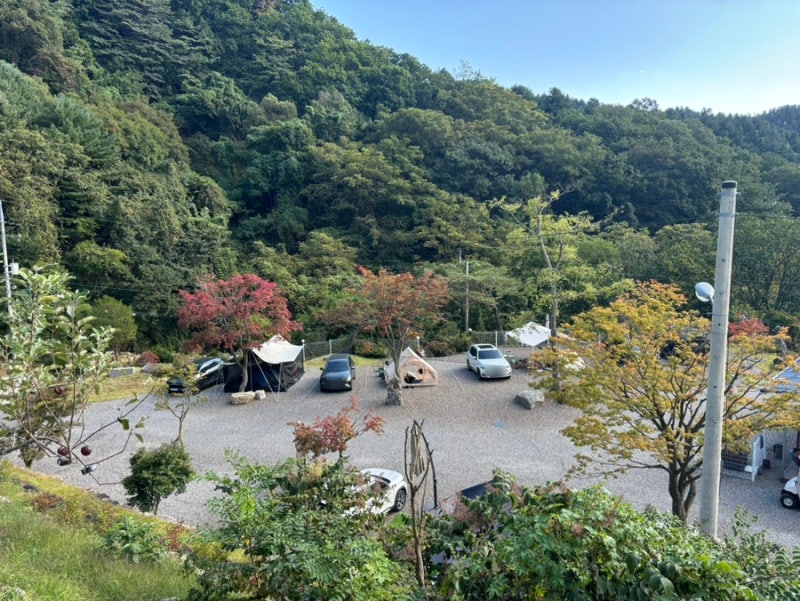 [가평랜드캠핑앤카라반] 단풍뷰가 멋진 서울근교오토캠핑장 가을 경기도가평차박지 (단풍캠....