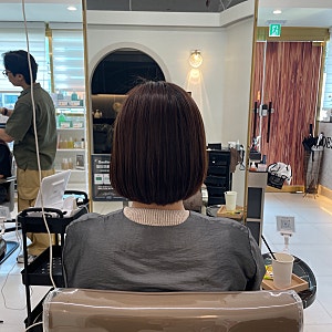 김해삼계동미용실 데스틴헤어 단발 볼륨매직 후기