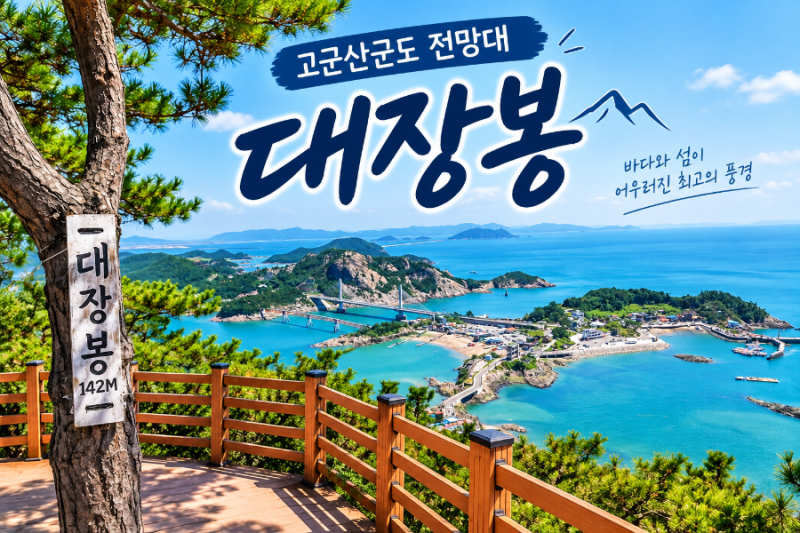 군산 섬 여행 고군산군도 대장도 대장봉 등산 코스